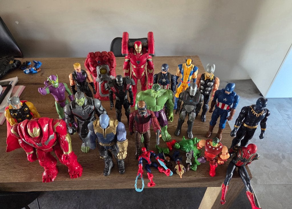 Grote collectie Marvel Avengers actiefiguren, Kinderen en Baby's, Speelgoed | Actiefiguren, Ophalen, Gebruikt