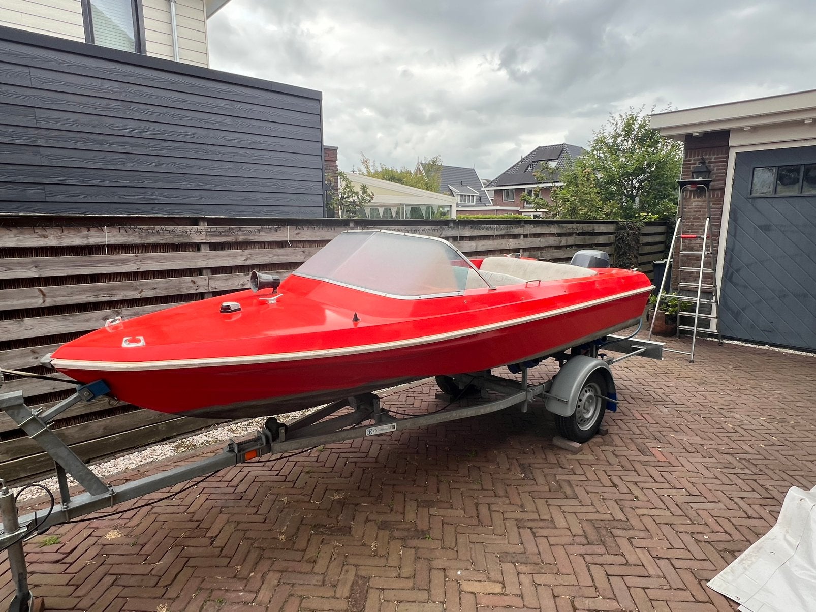 open speedboot + Yamaha 20pk (2014) + Kanteltrailer (2019), Ophalen, Overige merken, Gebruikt, 4 m