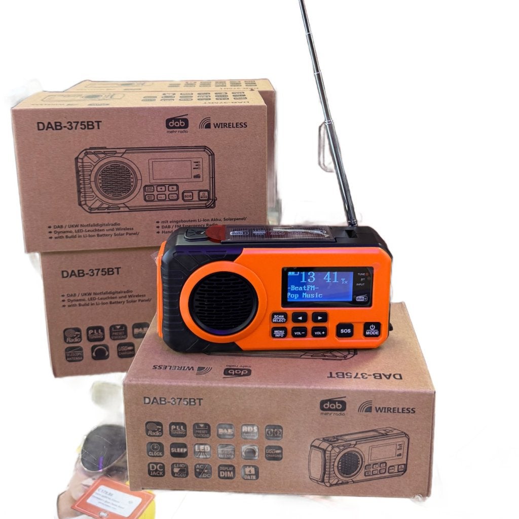 Noodradio DAB-375BT | Met DAB+ | NIEUW !, Flex Ltd., Nieuw, https://flex.com/contact-us, Nobelstraat 10, 5807 GA Oostrum LB, Limburg, Nederland