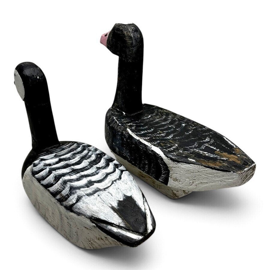 Lot van twee lokvogels, kolgans en brandgans, Ophalen of Verzenden, Gebruikt, Dier
