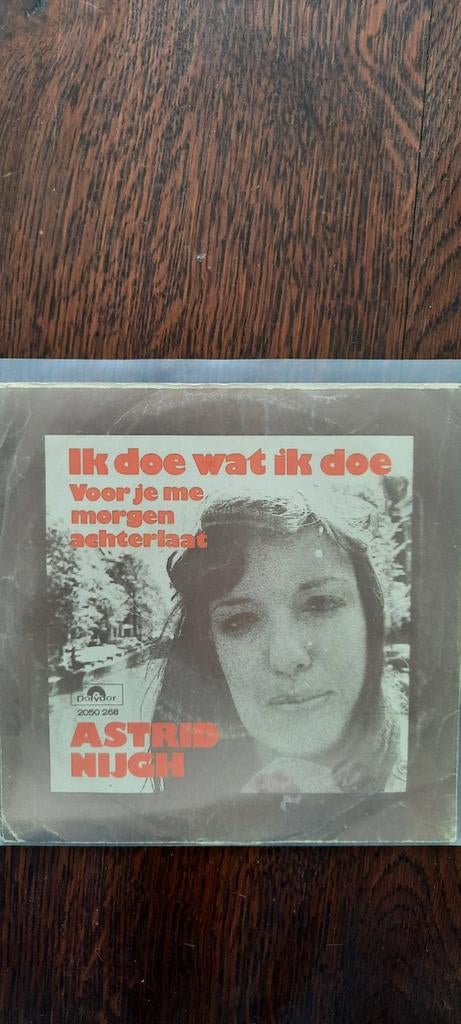 Astrid Nijgh. Ik doe wat ik doe.Voor je me morgen achterlaat, Cd's en Dvd's, Vinyl | Nederlandstalig, Verzenden, Gebruikt, Overige formaten