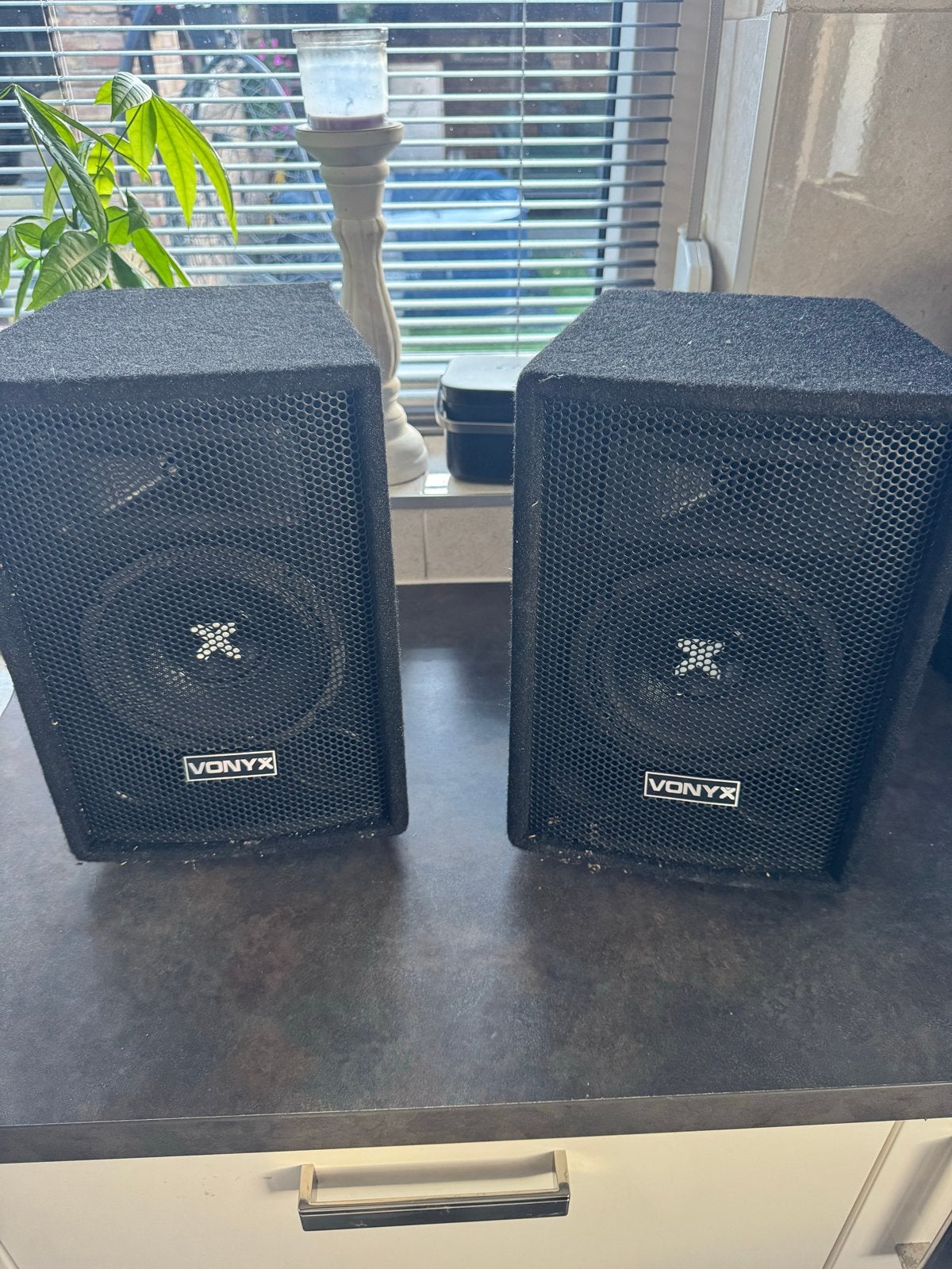 Vonyx SL6 PA Disco Speakers - Set van 2, Audio, Tv en Foto, Luidsprekers, Ophalen, Gebruikt, Overige merken