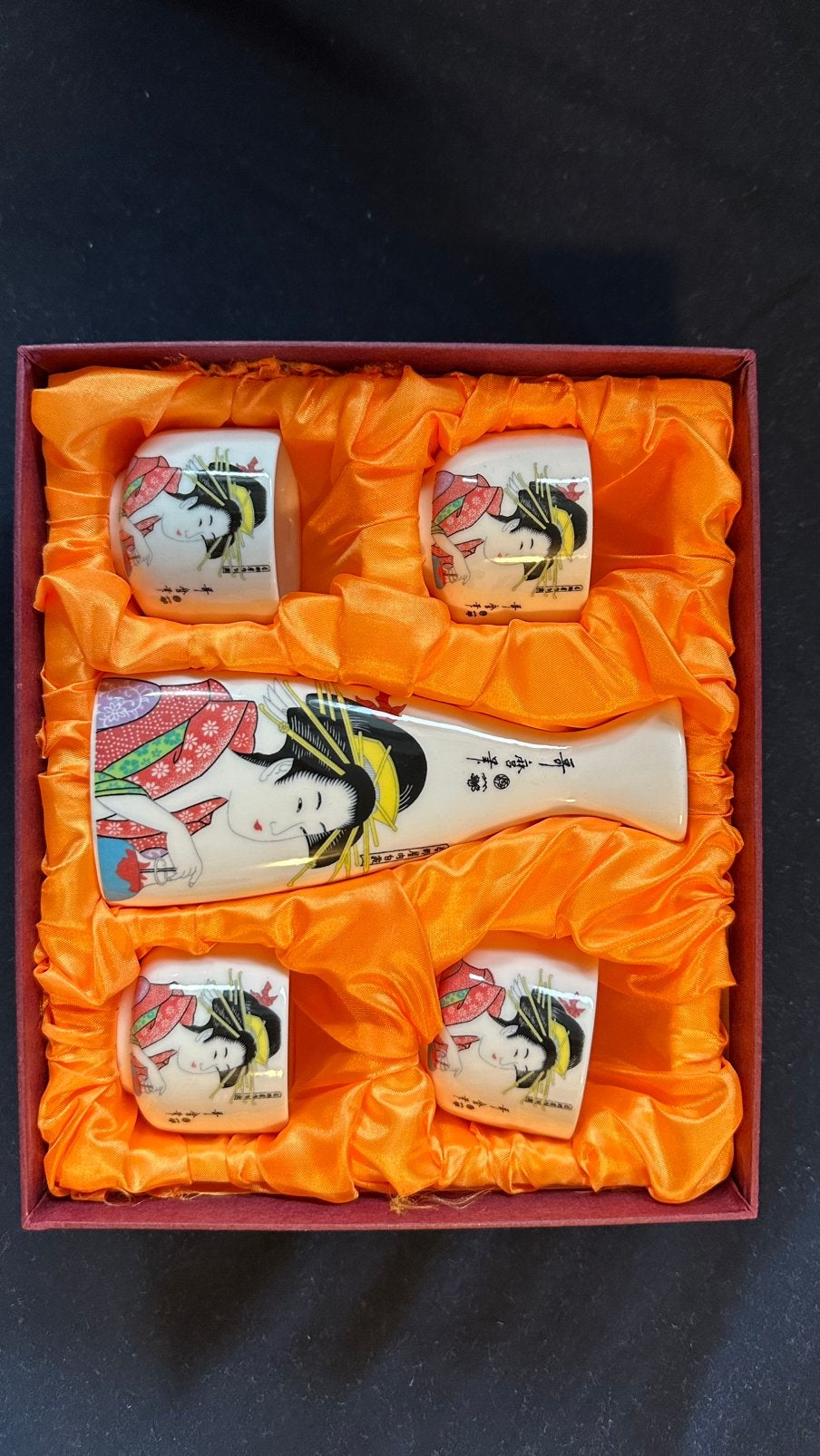 Vintage New Peking Sake Set – Roelofarendsveen – 5 Pieces, Verzamelen, Ophalen, Gebruikt