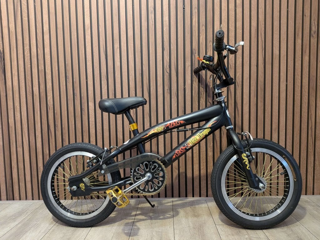 Troy The Dragon 16 inch BMX, Gebruikt, Velgrem, Handrem, 16 inch