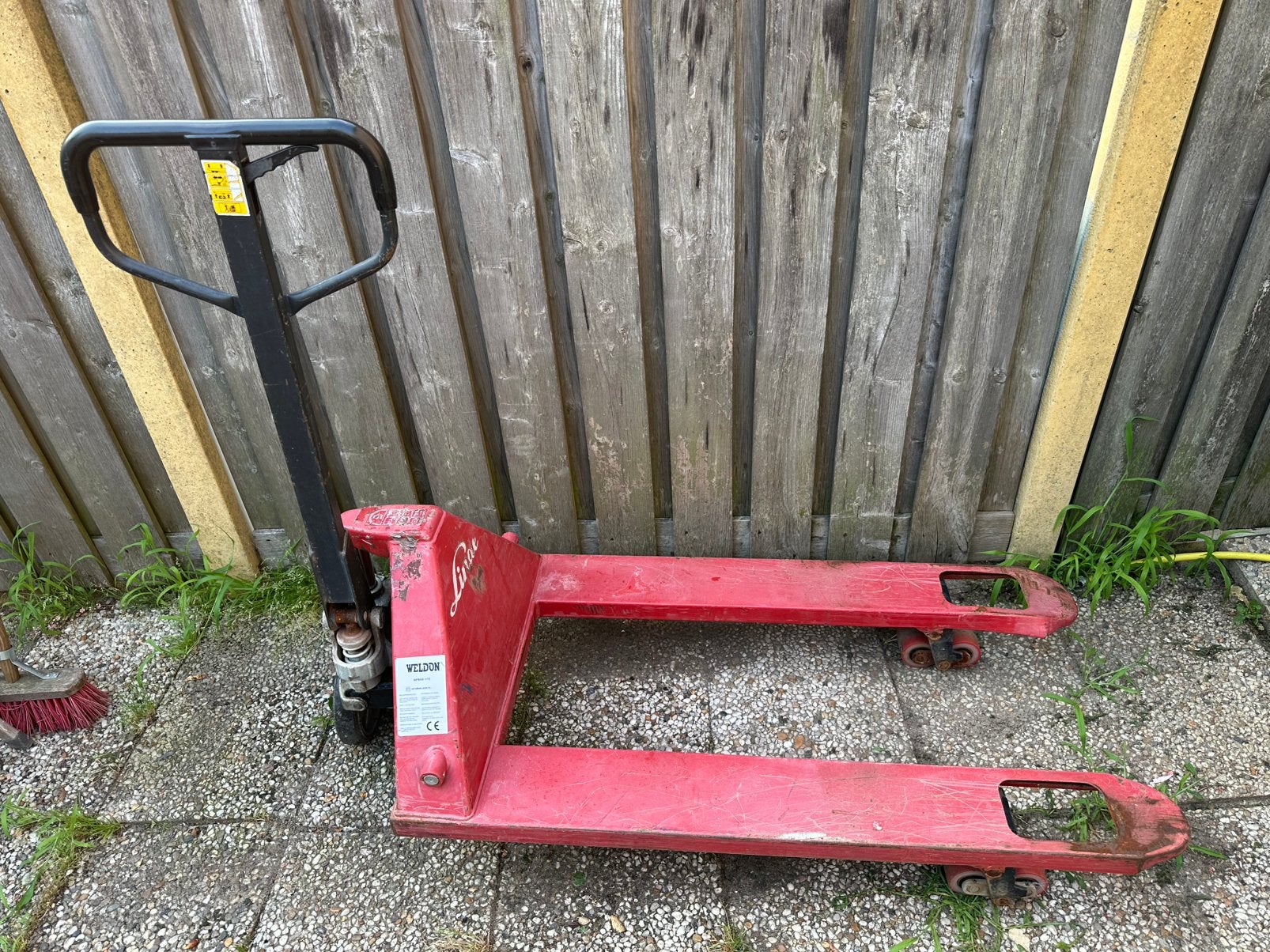 Linde pompwagen 2500kg! Zie beschrijving!, Doe-het-zelf en Verbouw, Transportwagens, 100 liter of meer, Ophalen of Verzenden, Gebruikt