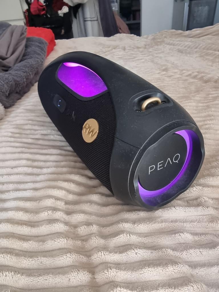 PEAQ PPA20BT Draagbare Bluetooth Speaker met Lichteffecten, Overige merken, Overige typen, Ophalen of Verzenden, Zo goed als nieuw
