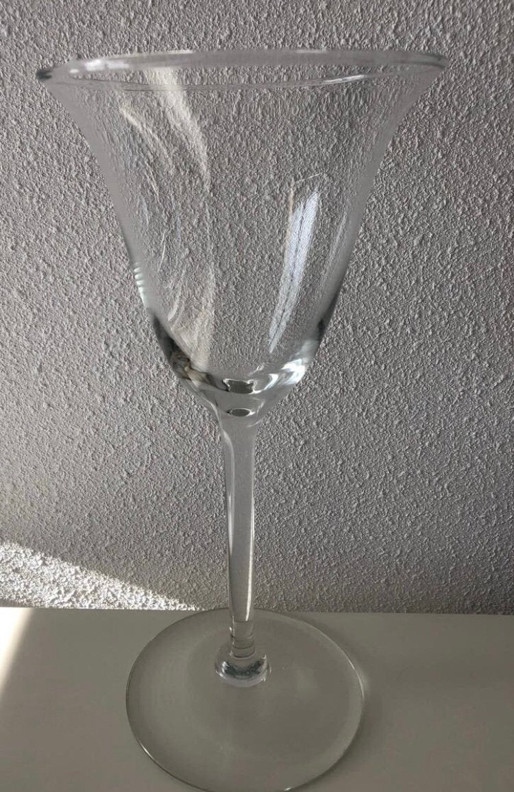 Glazen vaas 30cm hoog/ glas, Ophalen, Glas