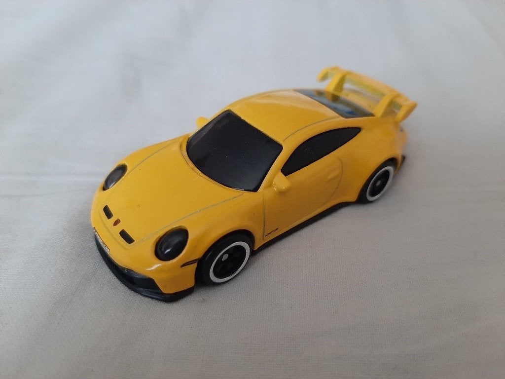 Porsche 911 hotwheels geel., Ophalen of Verzenden, Nieuw, Auto