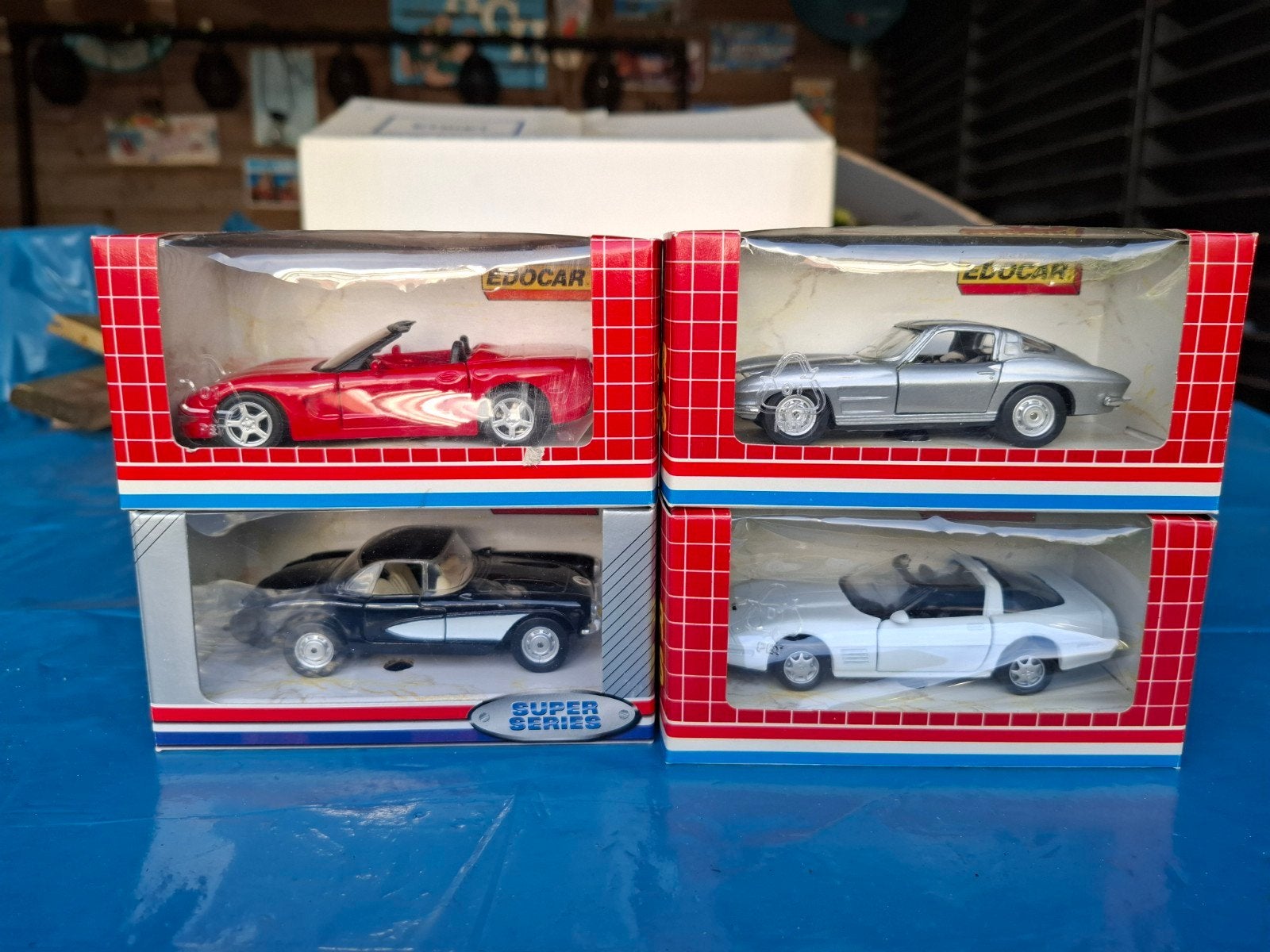 Corvette modellen Edocars, Ophalen of Verzenden, Auto