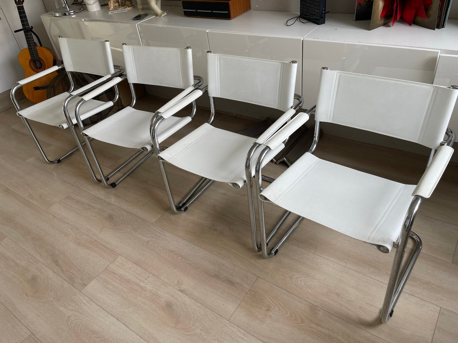Mart Stam B34 remake Bauhaus, Ophalen, Gebruikt, Wit, Metaal