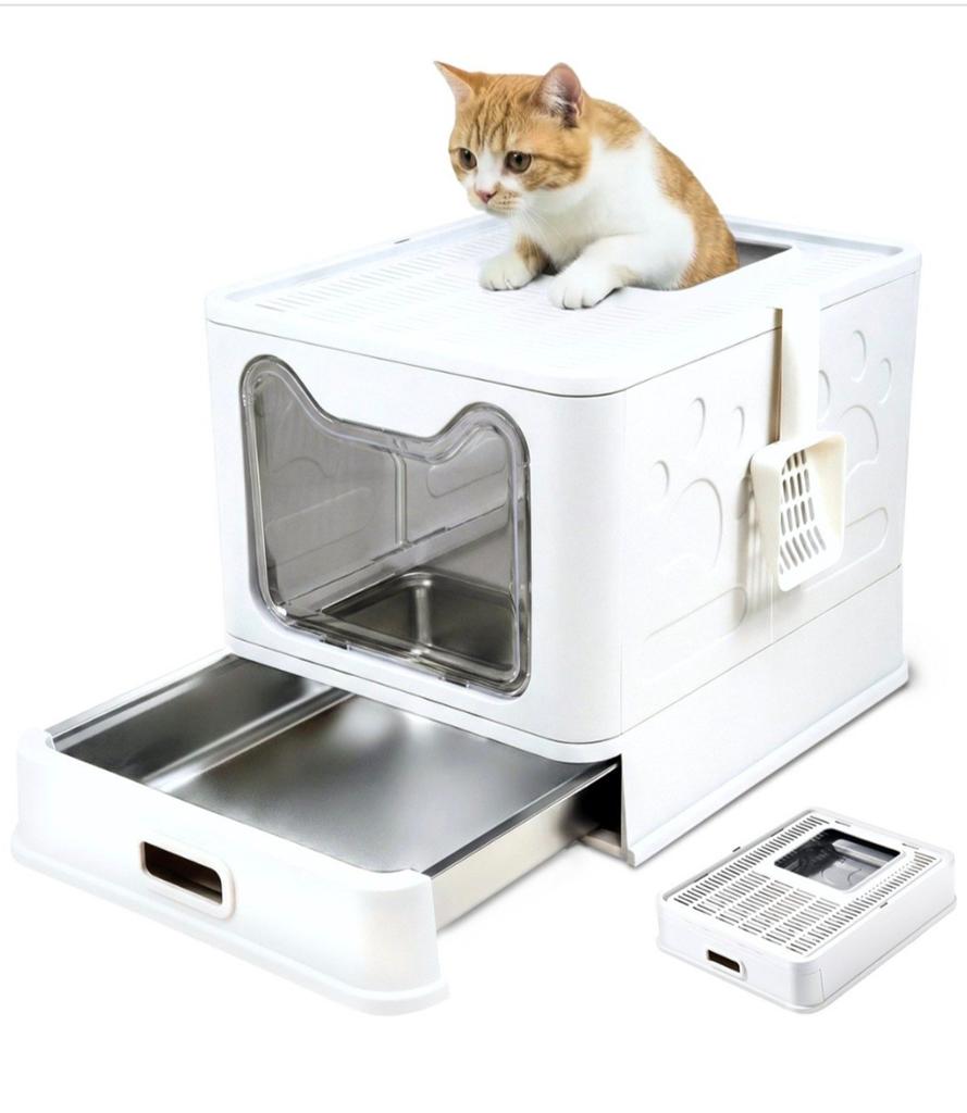 Nieuwe kattenbak met rvs lade, Dieren en Toebehoren, Ophalen of Verzenden, Nieuw