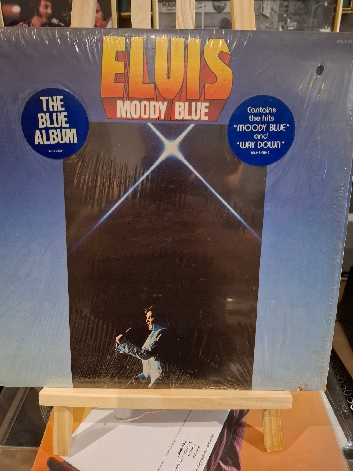 Elvis Presley Moody Blue, Ophalen of Verzenden