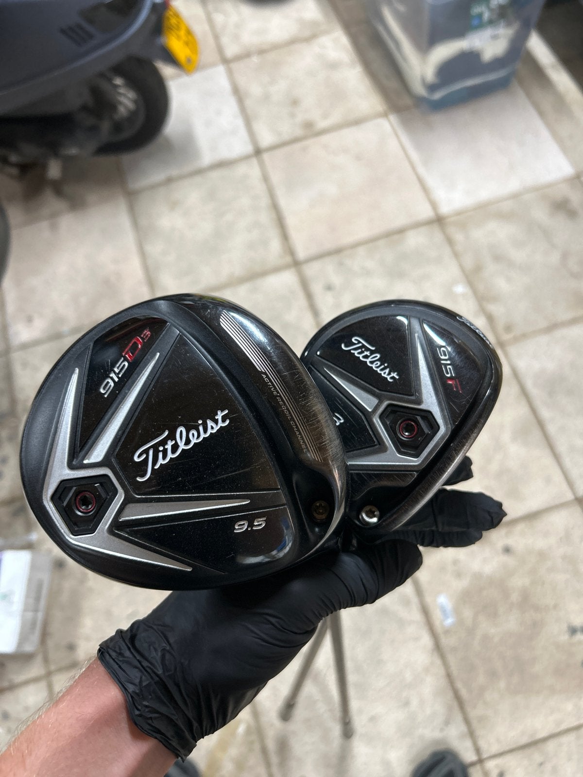Titleist 915 Driver en Houten 3 - 9.5 graden, Overige merken, Set, Gebruikt, Verzenden