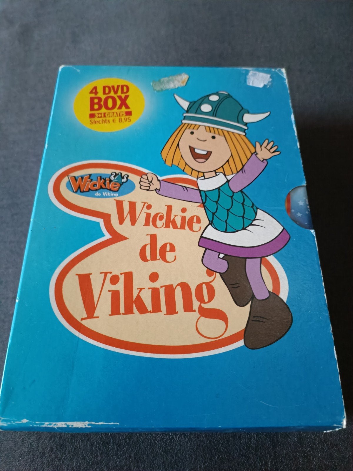 Wickie de Vicking - 4 dvd box, Alle leeftijden, Ophalen of Verzenden, Zo goed als nieuw, Europees