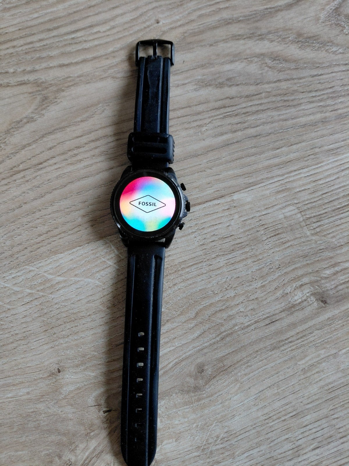 Fossil Gen 6 Smartwatch Zwart - Zo goed als nieuw, Zwart, Fossil, Ophalen of Verzenden, Zo goed als nieuw