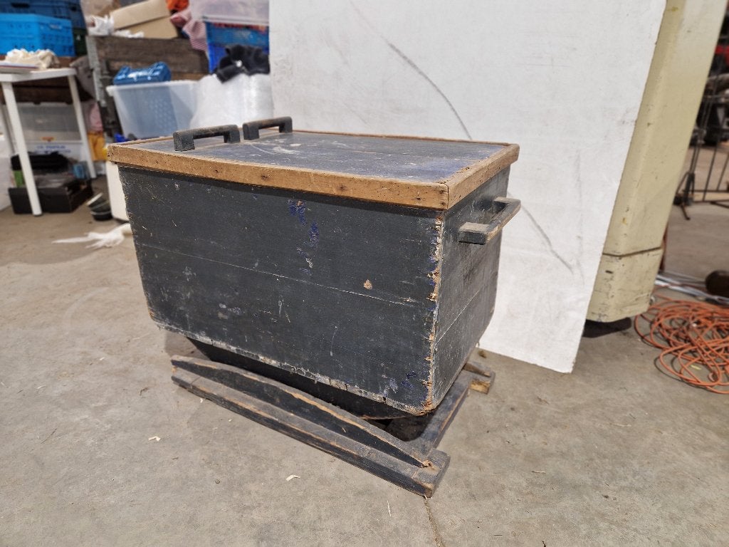antieke houten handmatige wasmachine schommelwasmachine, Antiek en Kunst, Ophalen