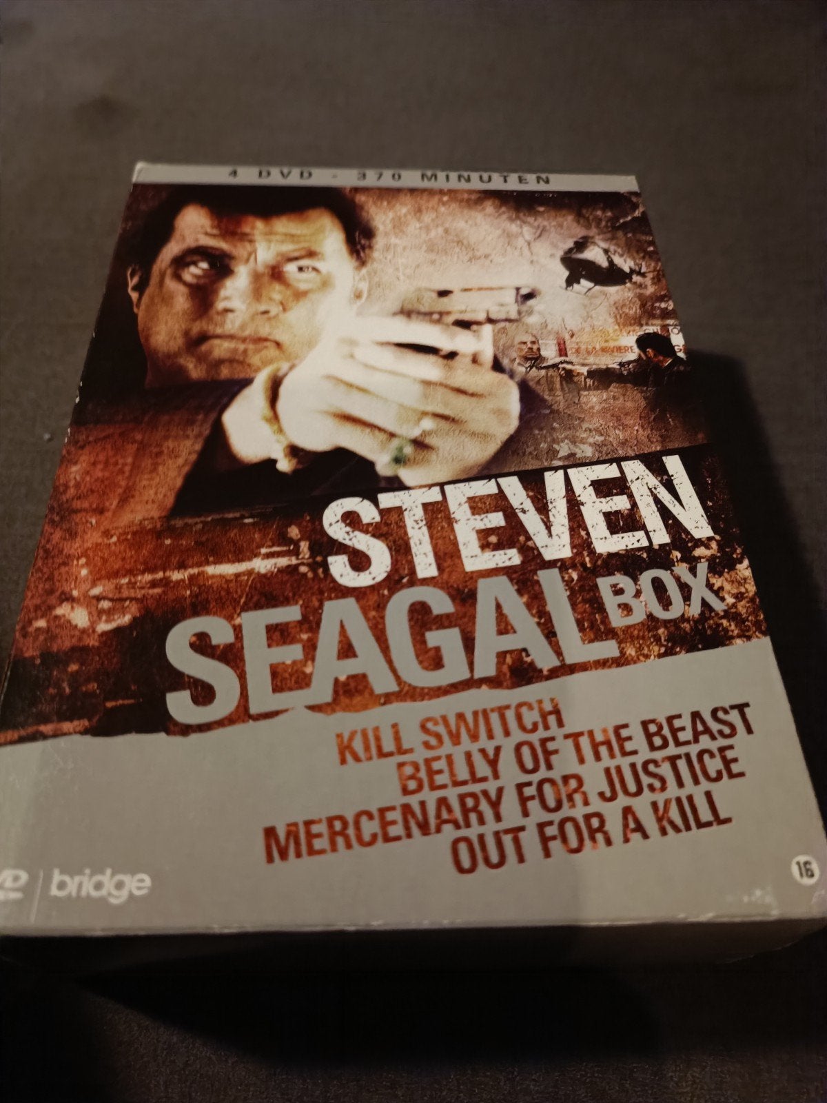 Steven seagal - 4 dvd box, Vanaf 16 jaar, Ophalen of Verzenden, Zo goed als nieuw