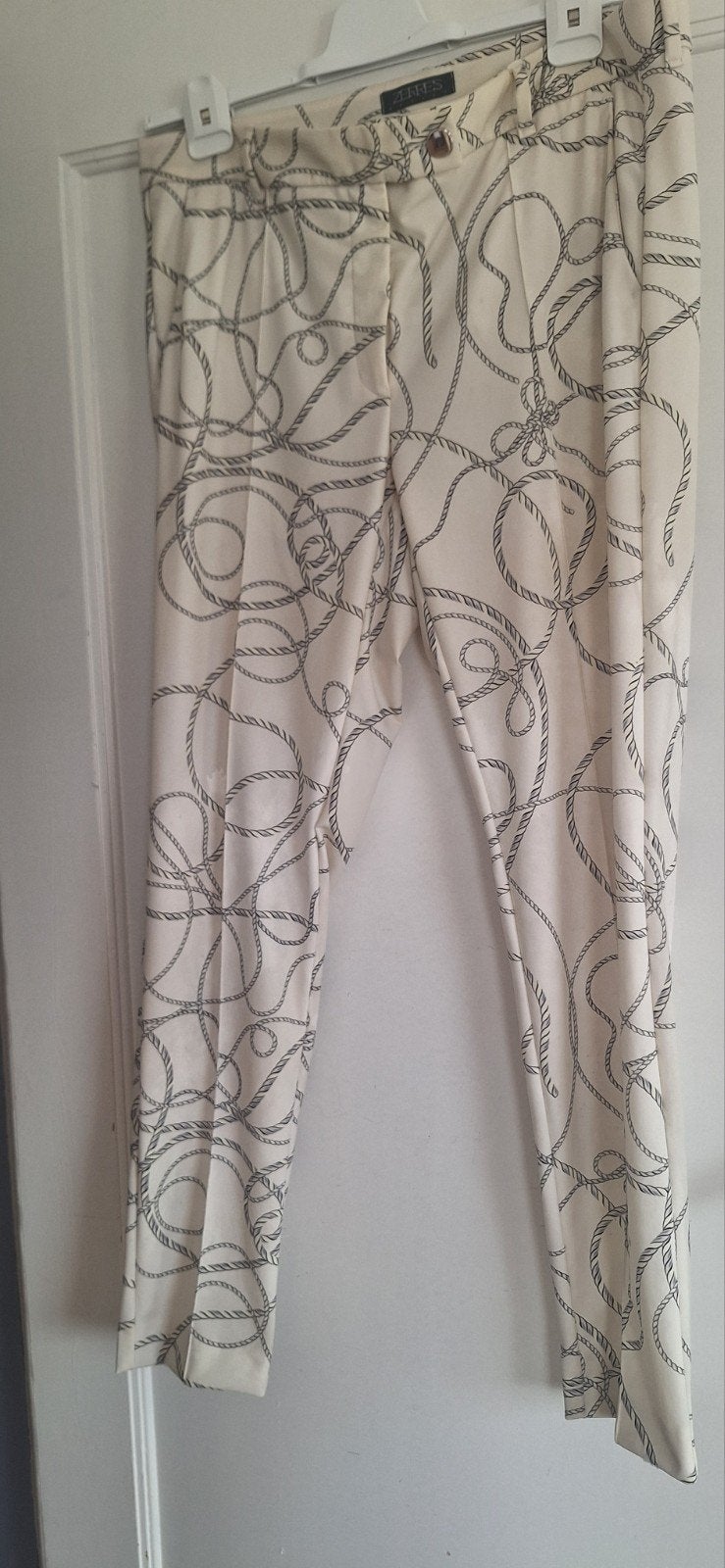 Zerres pantalon met touwprint, Beige, Maat 46/48 (XL) of groter, Ophalen of Verzenden, Lang