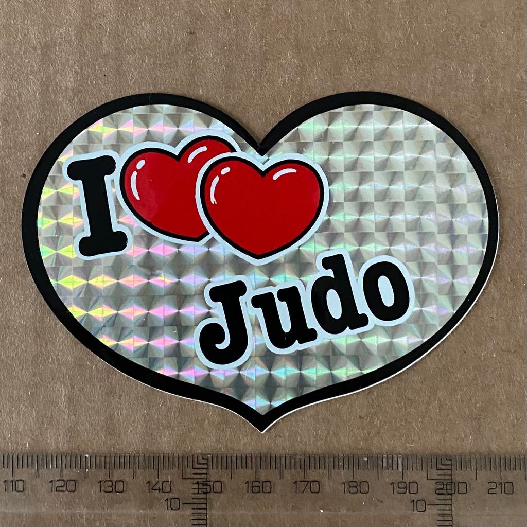 sticker judo, Verzenden, Zo goed als nieuw