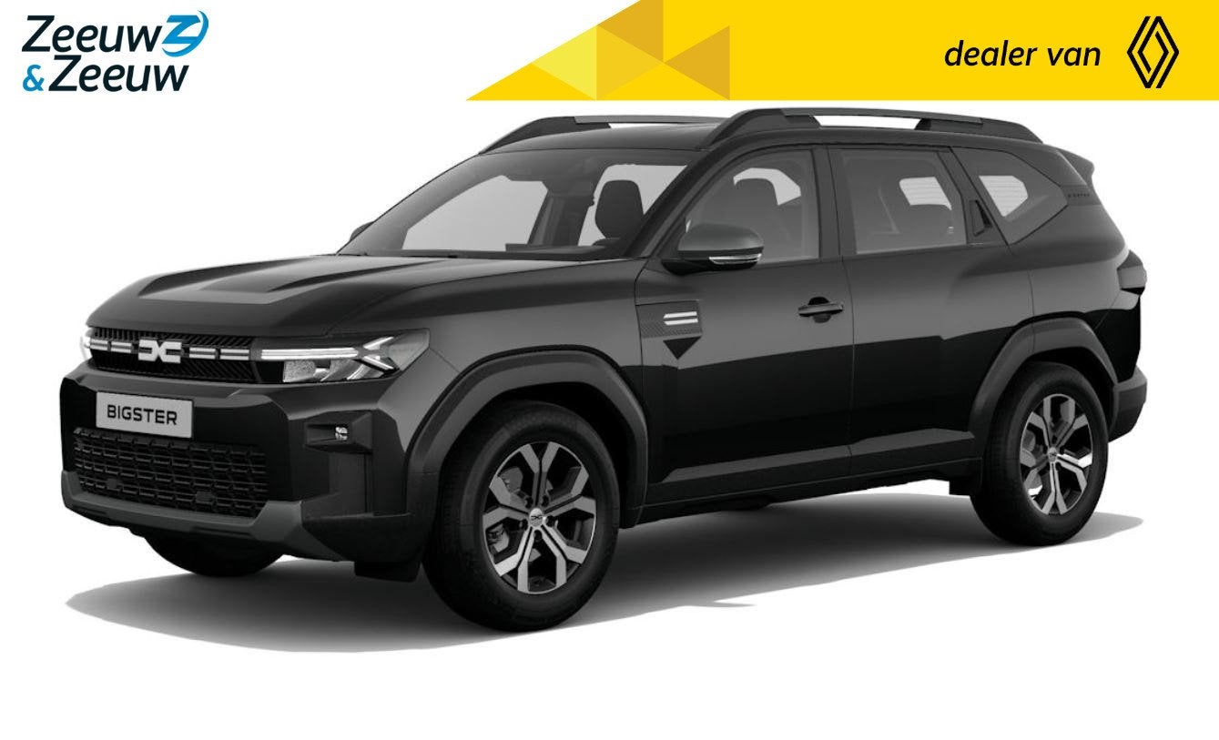 Dacia Bigster Hybrid 155 Expression Nu met € 2.000,- voorr, Stof, Euro 6, 4 cilinders, Zwart