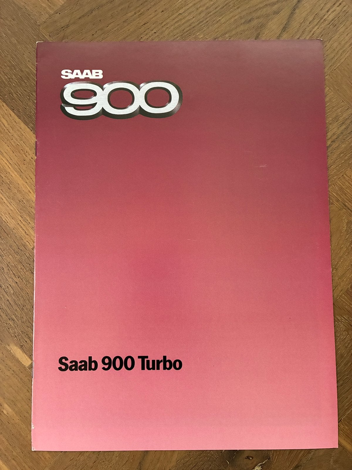 Saab 900 Turbo brochure modeljaar 1985, Verzenden, Zo goed als nieuw, Overige merken