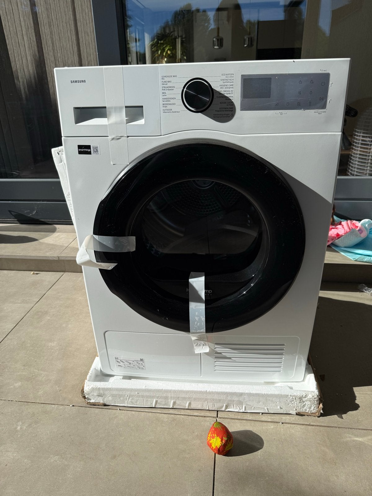 Nieuwe Samsung DV9UDG52A0AHEN, Ophalen, Wolprogramma, Overige typen, 8 tot 10 kg