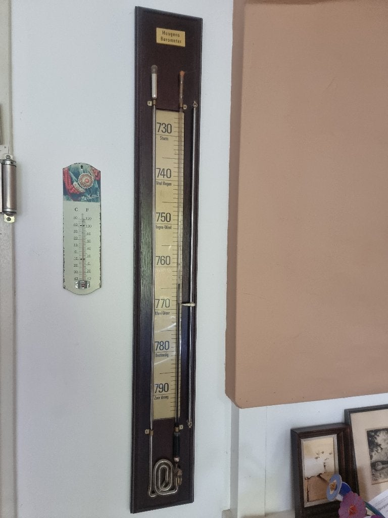 klassieke barometer, Ophalen, Gebruikt, Barometer