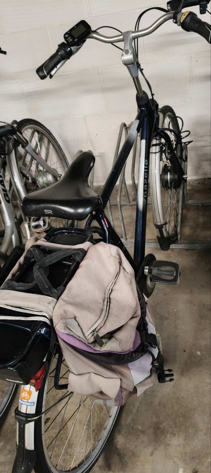 Gazelle Orange Comfort E-bike met fietstassen, Fietsen en Brommers, Ophalen, Gebruikt, 51 tot 55 cm, Gazelle