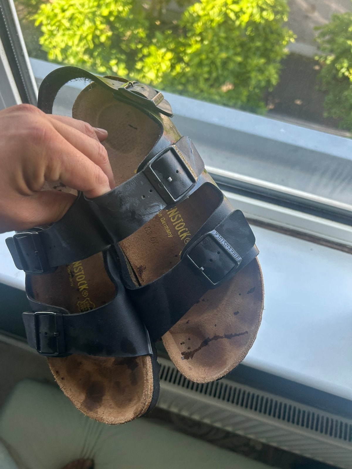 Birkenstock slippers, Ophalen of Verzenden, Zo goed als nieuw