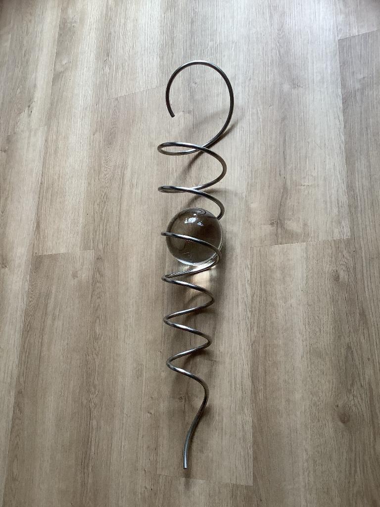 Windspinner spiraal twister RVS 77 cm, Ophalen of Verzenden