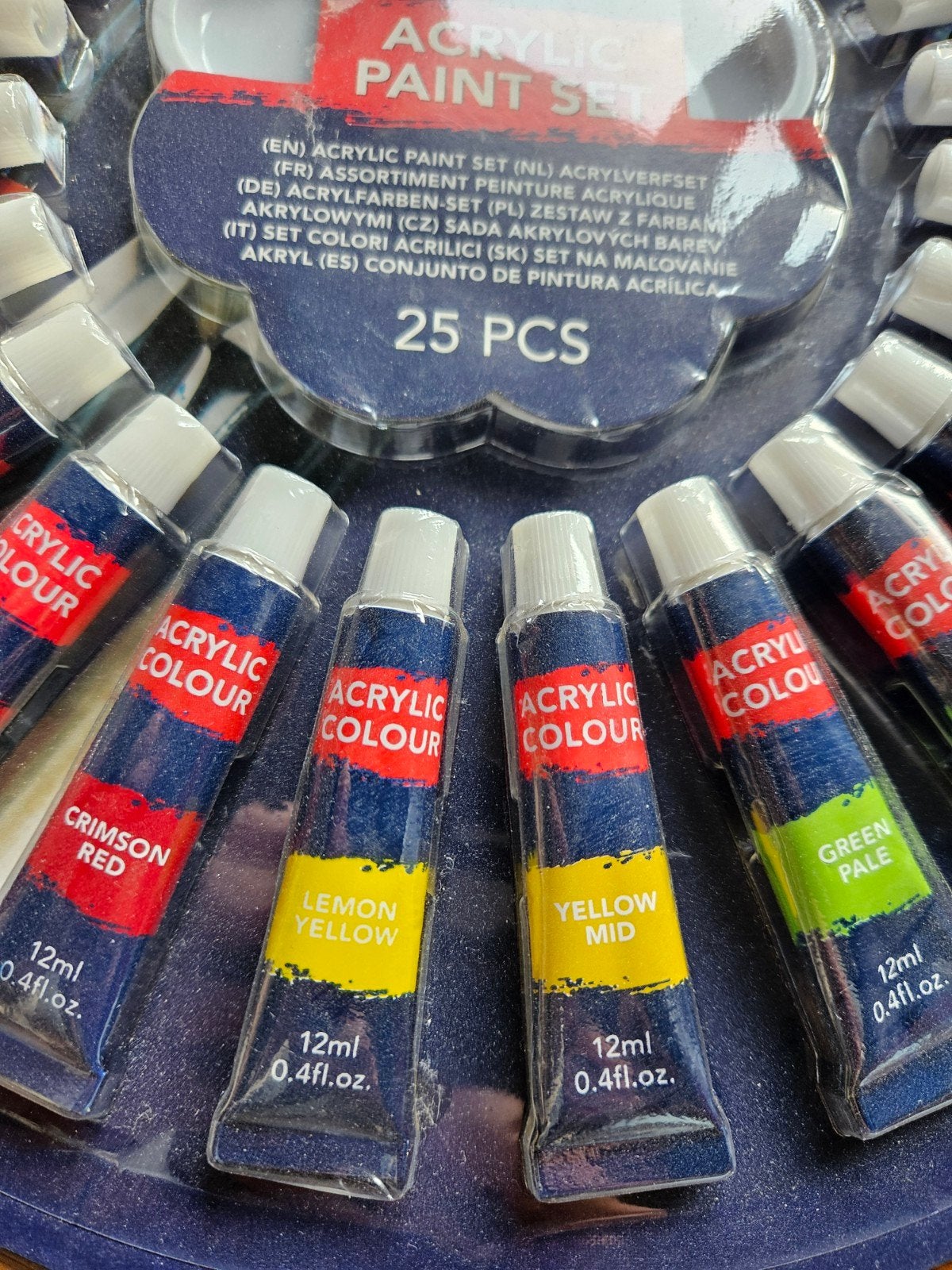 Gloednieuw Acrylverf Set - 25 Stuks, Ophalen of Verzenden, Nieuw, Acrylverf