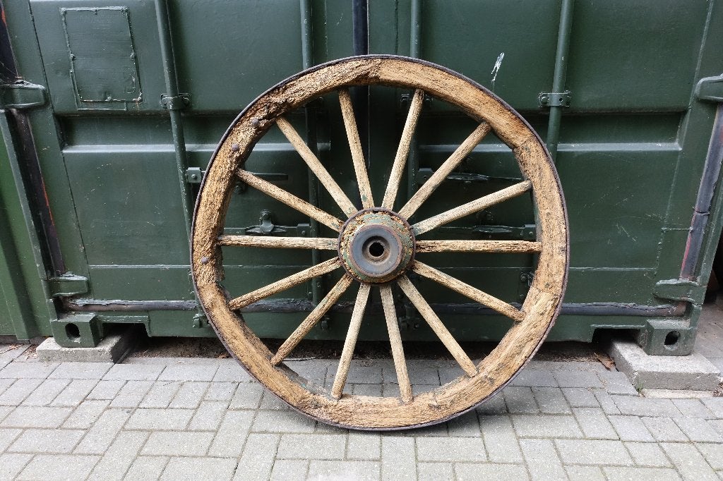 Wagenwiel, karrewielen, wagenwielen, ø120 cm., Ophalen
