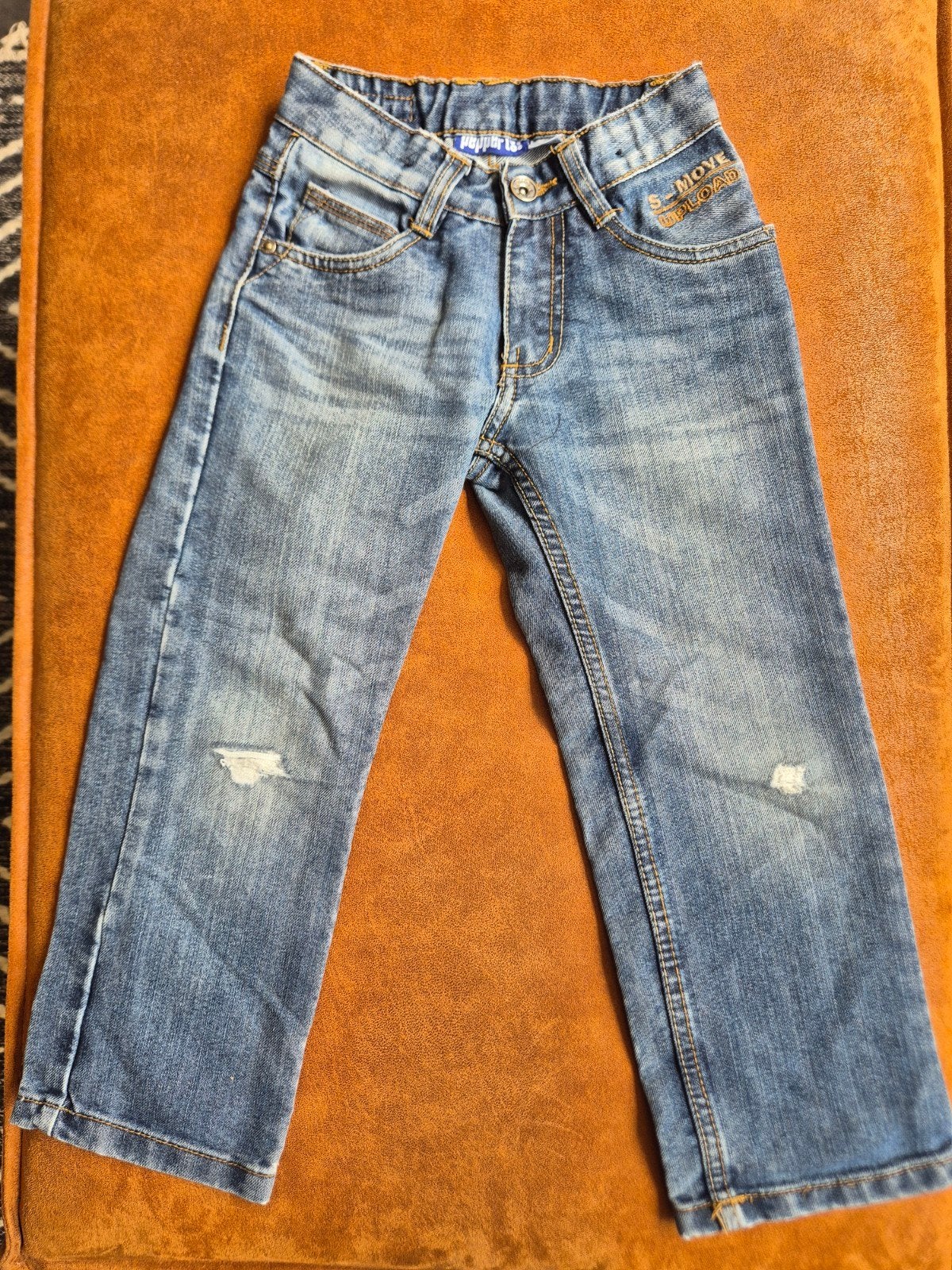Stoere spijkerbroek voor jongens, maat 122, Kinderen en Baby's, Kinderkleding | Maat 128, Broek, Gebruikt, Ophalen of Verzenden
