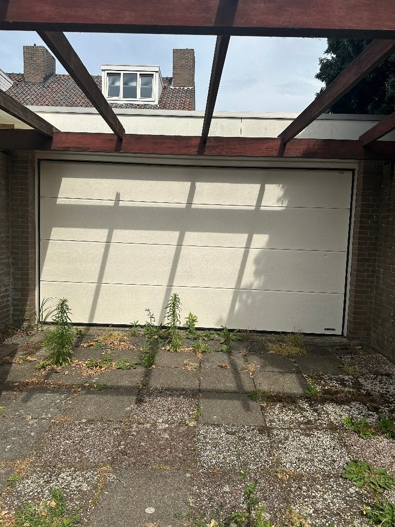 Brede sectionaal Garagedeur Wisniwoski Unipro  elektrisch, Ophalen, Kunststof, Gebruikt, 120 cm of meer