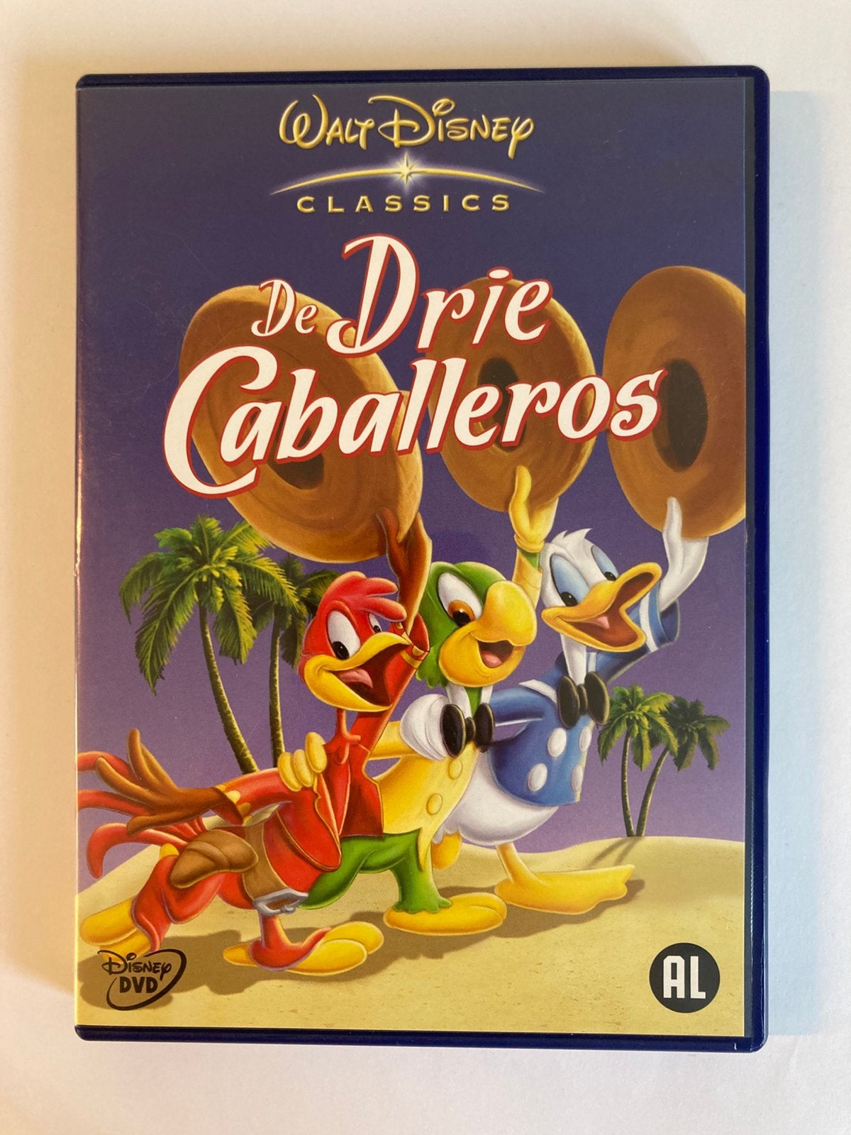De Drie Caballeros, 1944 / DVD / Disney / Clyde Geronimi, Tekenfilm, Nederlands, Ophalen of Verzenden, Zo goed als nieuw