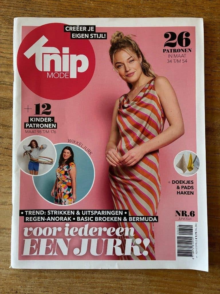 Knipmode knip 6-2024 naaipatronen kledingpatronen nieuw, Hobby en Vrije tijd, Kledingpatronen, Ophalen of Verzenden, Nieuw, Vrouw