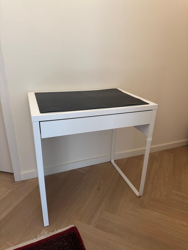IKEA Micke bureau wit 50x73 cm met lade, Ophalen, Gebruikt, Met lades, Spaanplaat of MDF