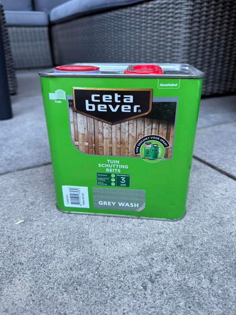 Ceta Bever beits nieuw 2.5L, Nieuw, Beits, Ophalen of Verzenden, Grijs