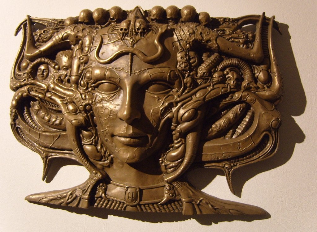 H.R. Giger - Li I cold cast bronze resin, Ophalen