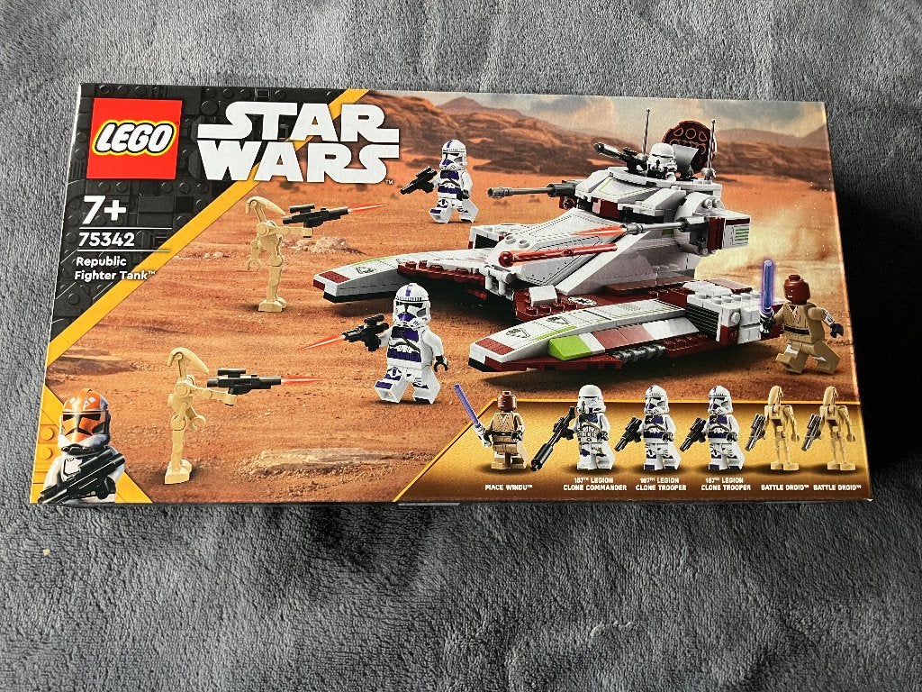 LEGO Star Wars 75342 Republic Fighter Tank met Mace Windu, Kinderen en Baby's, Speelgoed | Duplo en Lego, Star Wars, Lego, Nieuw