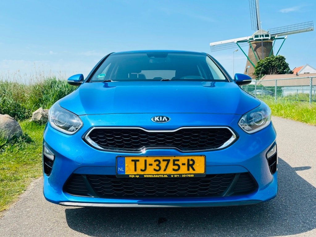Kia Ceed 1.0 T-GDi DynamicLine|Apple Carplay|Camera|Lijn her, Auto's, Dealer onderhouden, Stof, Gebruikt, Blauw