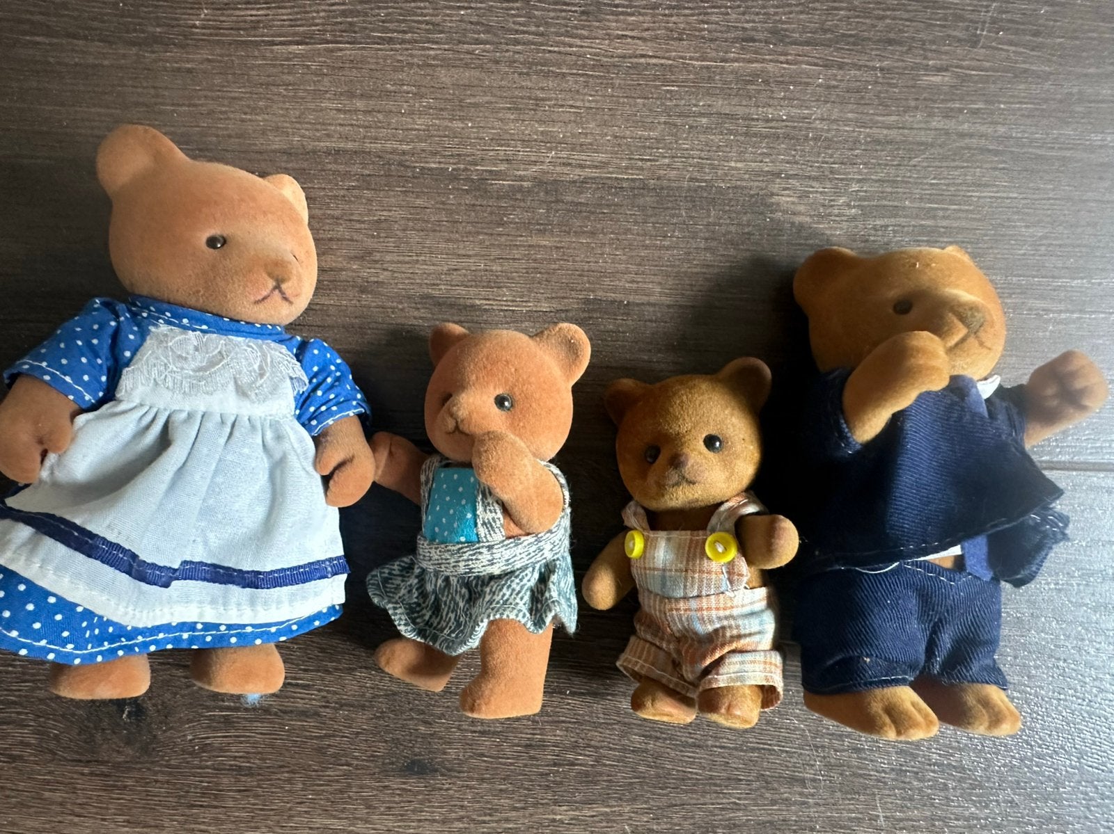 Sylvanian families beren familie, Ophalen of Verzenden, Gebruikt