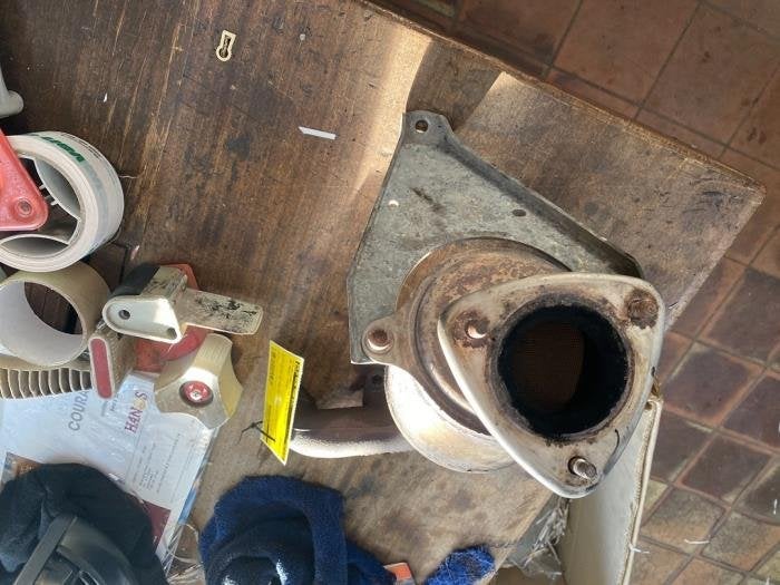 Uitlaatspruitstuk + katalysator van een Volkswagen Caddy, Gebruikt, -, Volkswagen, -