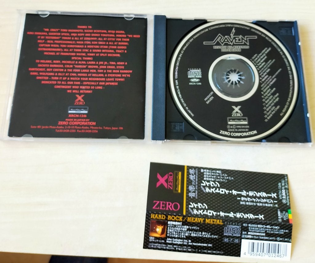 Raven - Destroy All Monsters CD Live In Japan 1995 OBI, Ophalen of Verzenden, Zo goed als nieuw