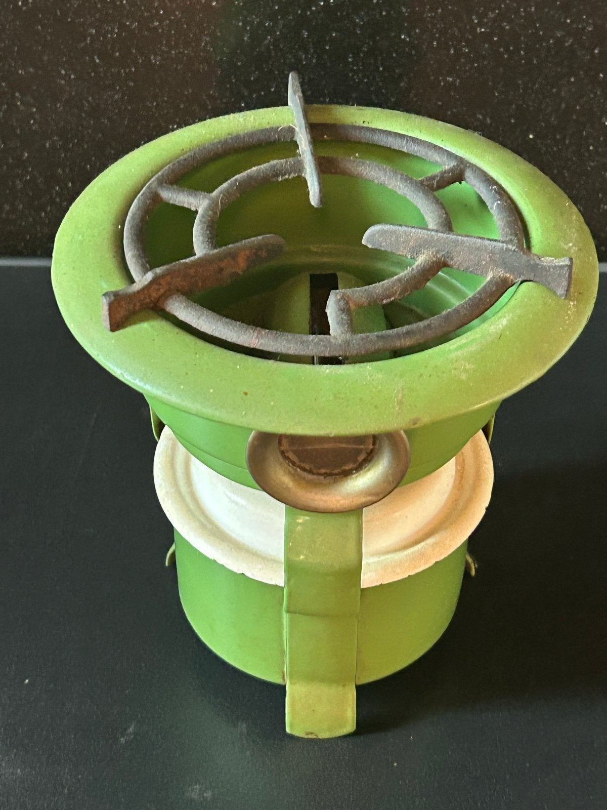 Vintage Groene Spiritusbrander / Camping Kooktoestel, Ophalen of Verzenden