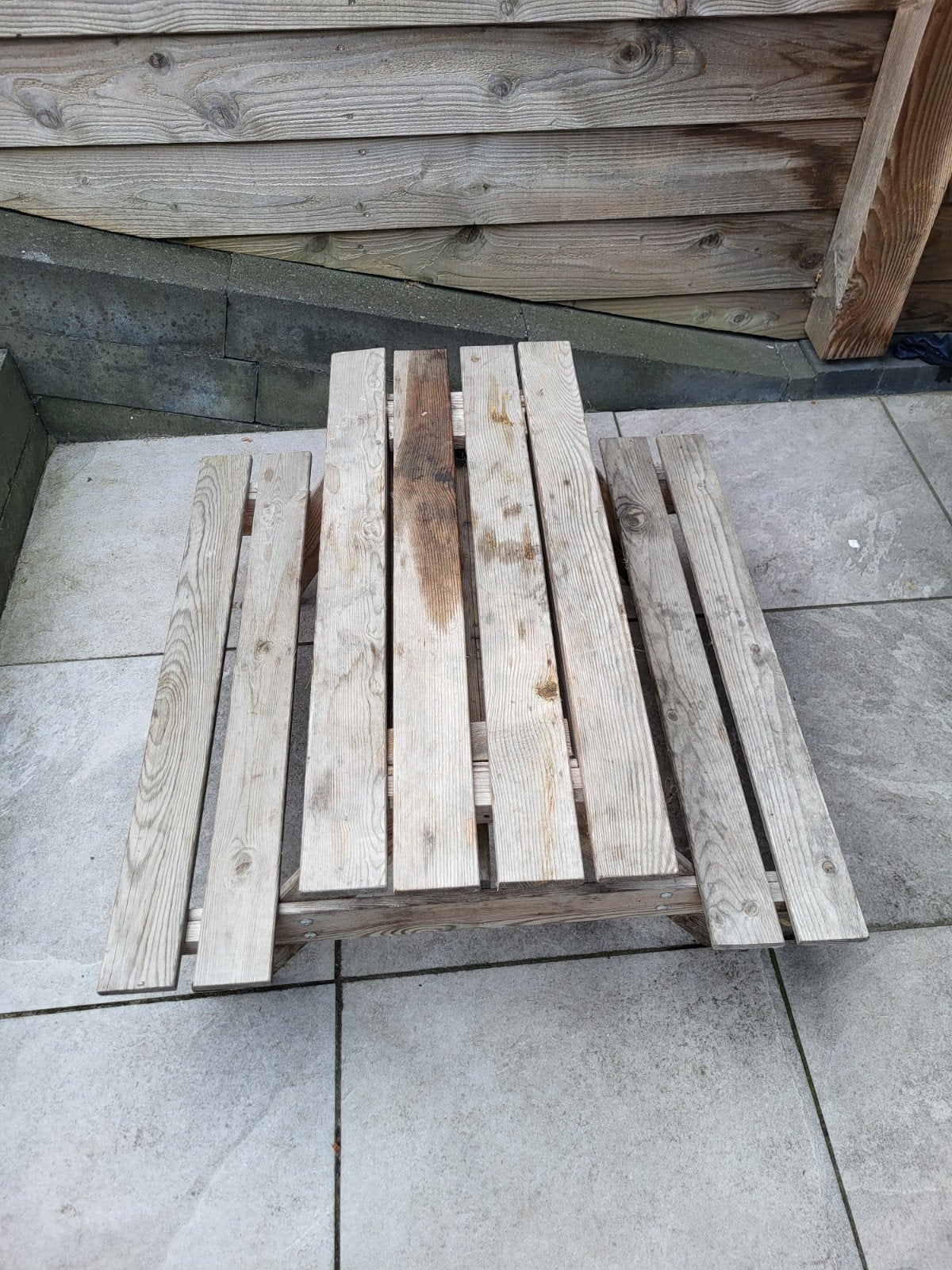 kinder picknick tafel, Ophalen, Rechthoekig, Hout