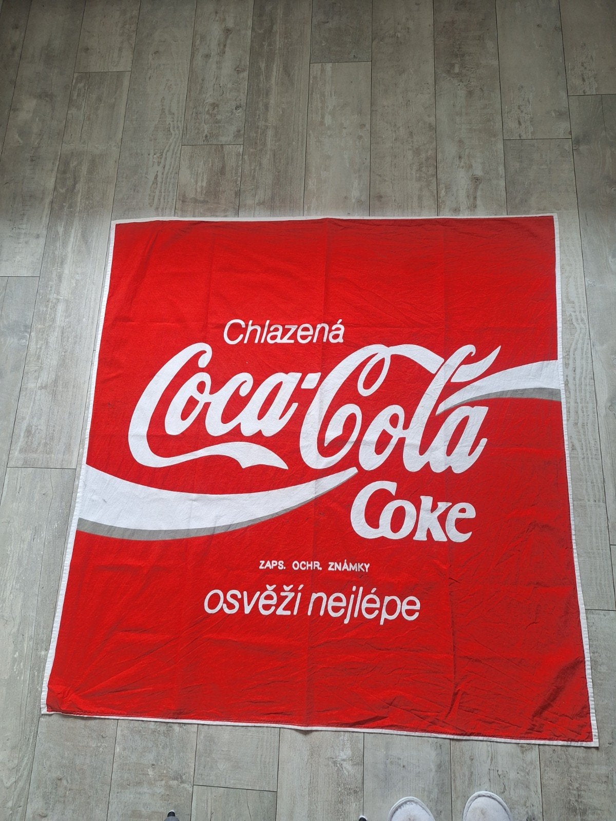 Coca-Cola doek, Ophalen of Verzenden, Gebruikt, Overige typen