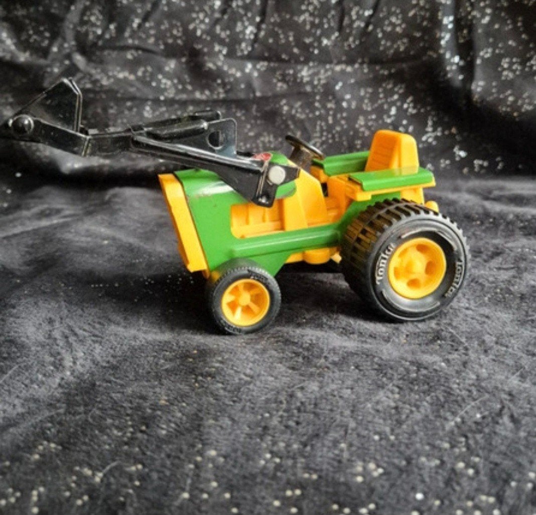 Tonka Tractor met Voorlader - Speelgoed, Ophalen of Verzenden, Gebruikt