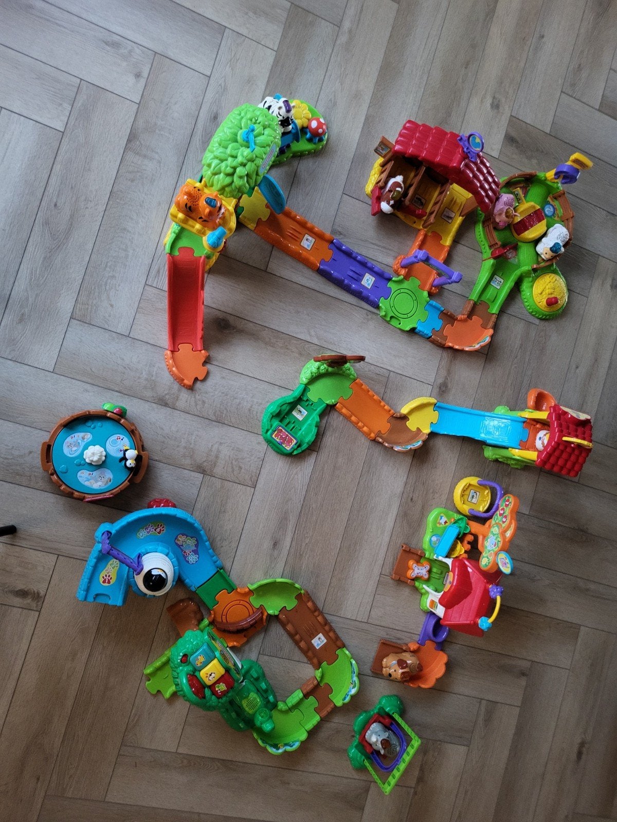 VTech Toet Toet Dieren & Zoef Zoef Dieren – 5 speelsets, Ophalen, Gebruikt, Overige typen, Met licht