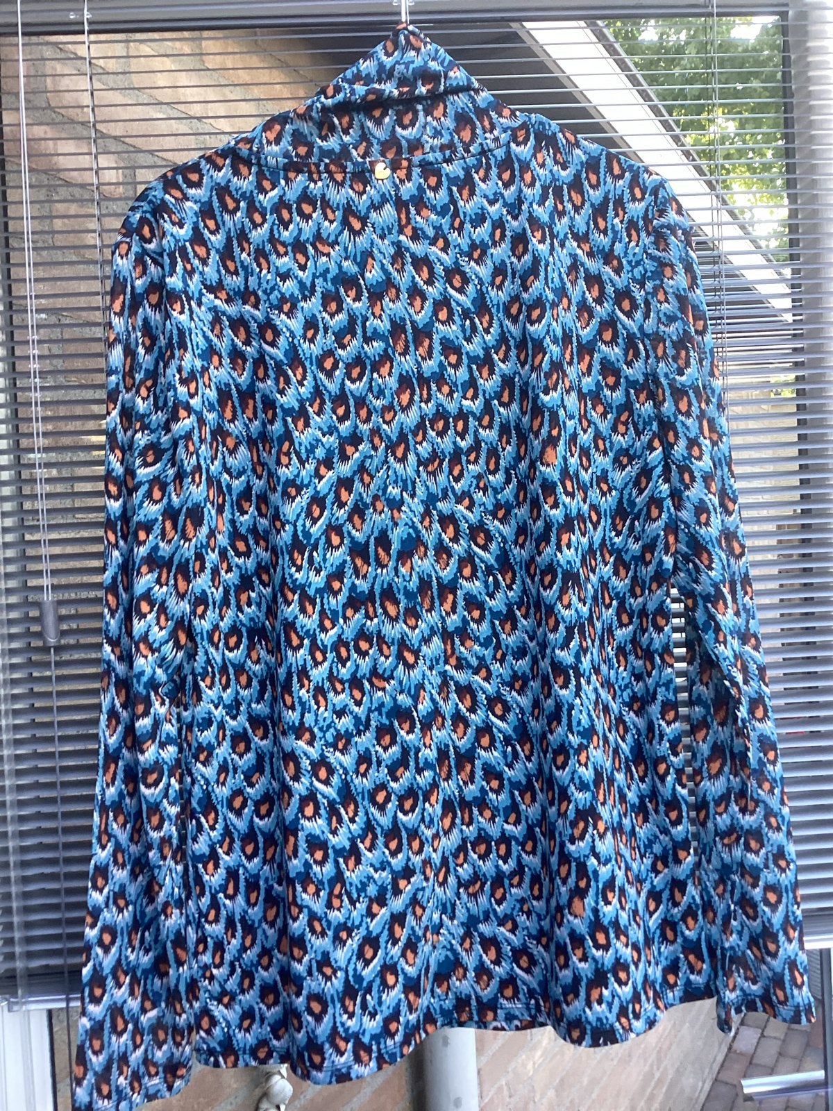 Fabienne Chapot truitje blauw bruin oranje nieuw Maat XL, Blauw, Maat 46/48 (XL) of groter, Nieuw, Ophalen of Verzenden